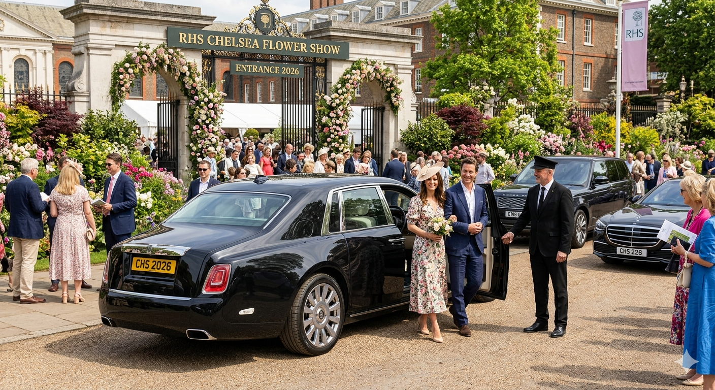 Luxury Chauffeur Service for RHS Chelsea Flower Show 2026