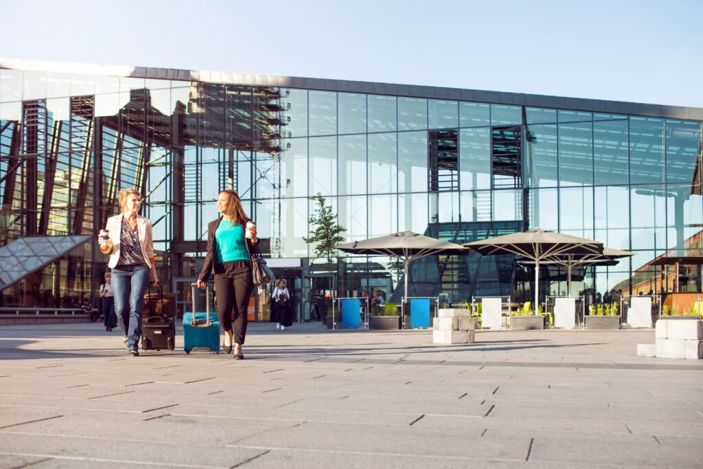 Luxury Airport Service 11 businesswomen walking by central station 2024 10 16 11 16 00 utc