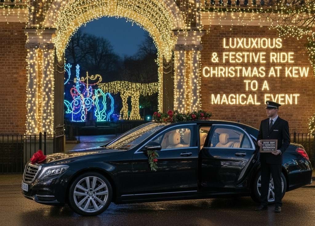 Chauffeur Service for Christmas at Kew