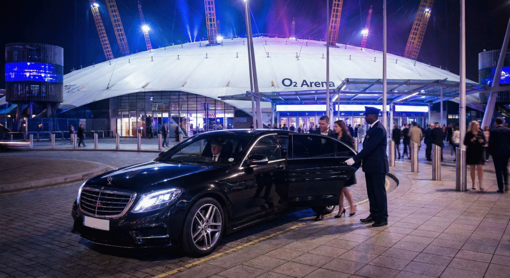 O2 Arena chauffeur service