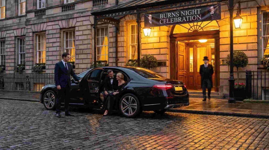 Chauffeur service for Burn Light in London