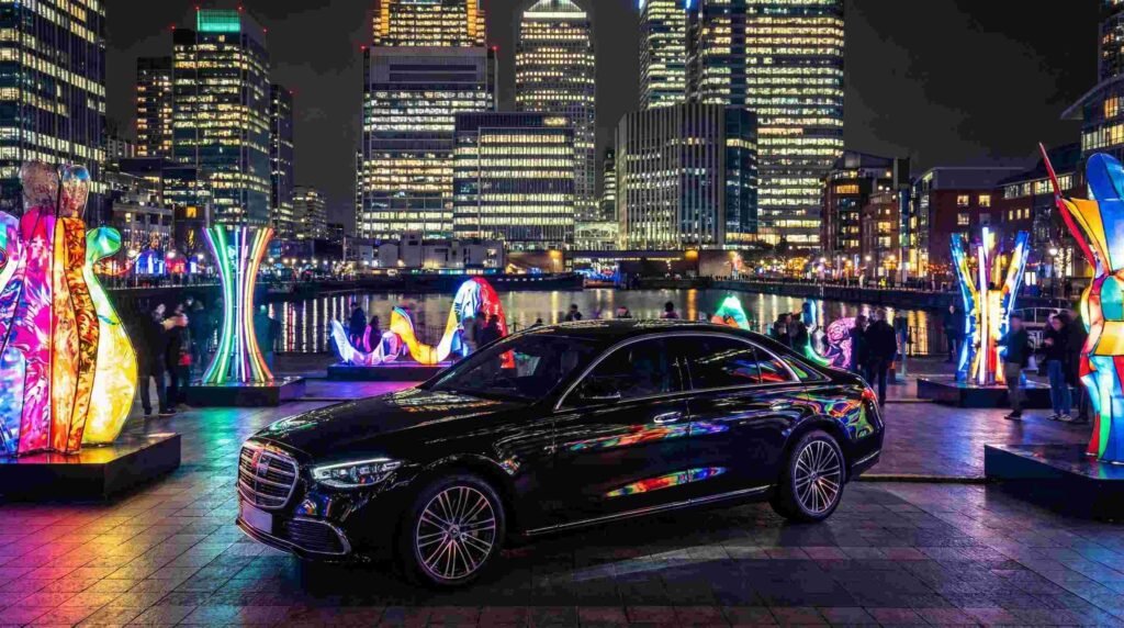 Canary Wharf Winter Lights Chauffeur